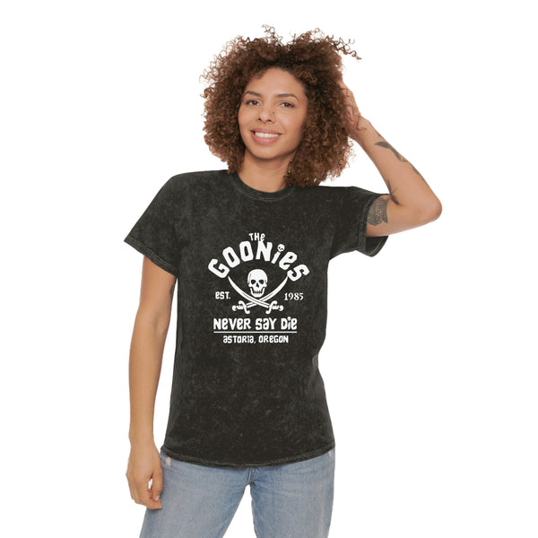 Goonies - Goonies Never Say Die - Unisex Mineral Wash T-Shirt