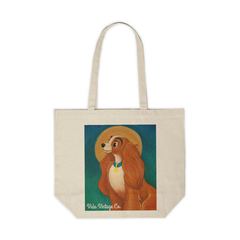 Our Lady - Lady and the Tramp - Canvas Shopping Tote