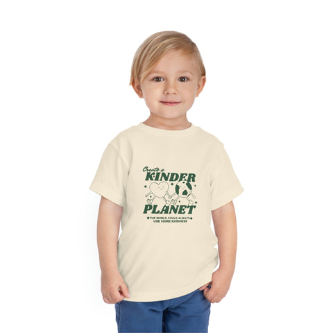 Create a Kinder Planet - Toddler Short Sleeve Tee