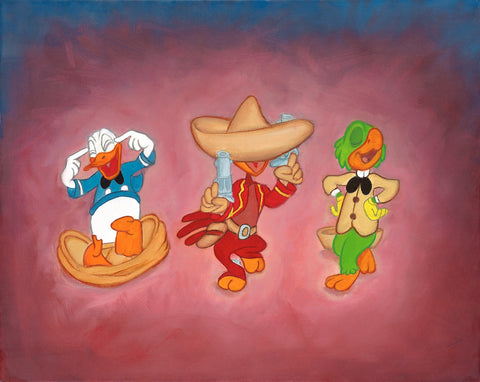 Three Caballeros (Tres Caballeros)  - Print